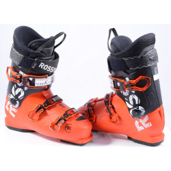 ski boots ROSSIGNOL EVO 90, easy entry, red/black, macro, micro