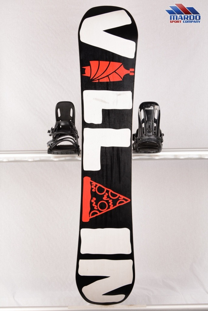 snowboard SALOMON LE VILLAIN, BLACK/red, WOODCORE, sidewall, ROCK