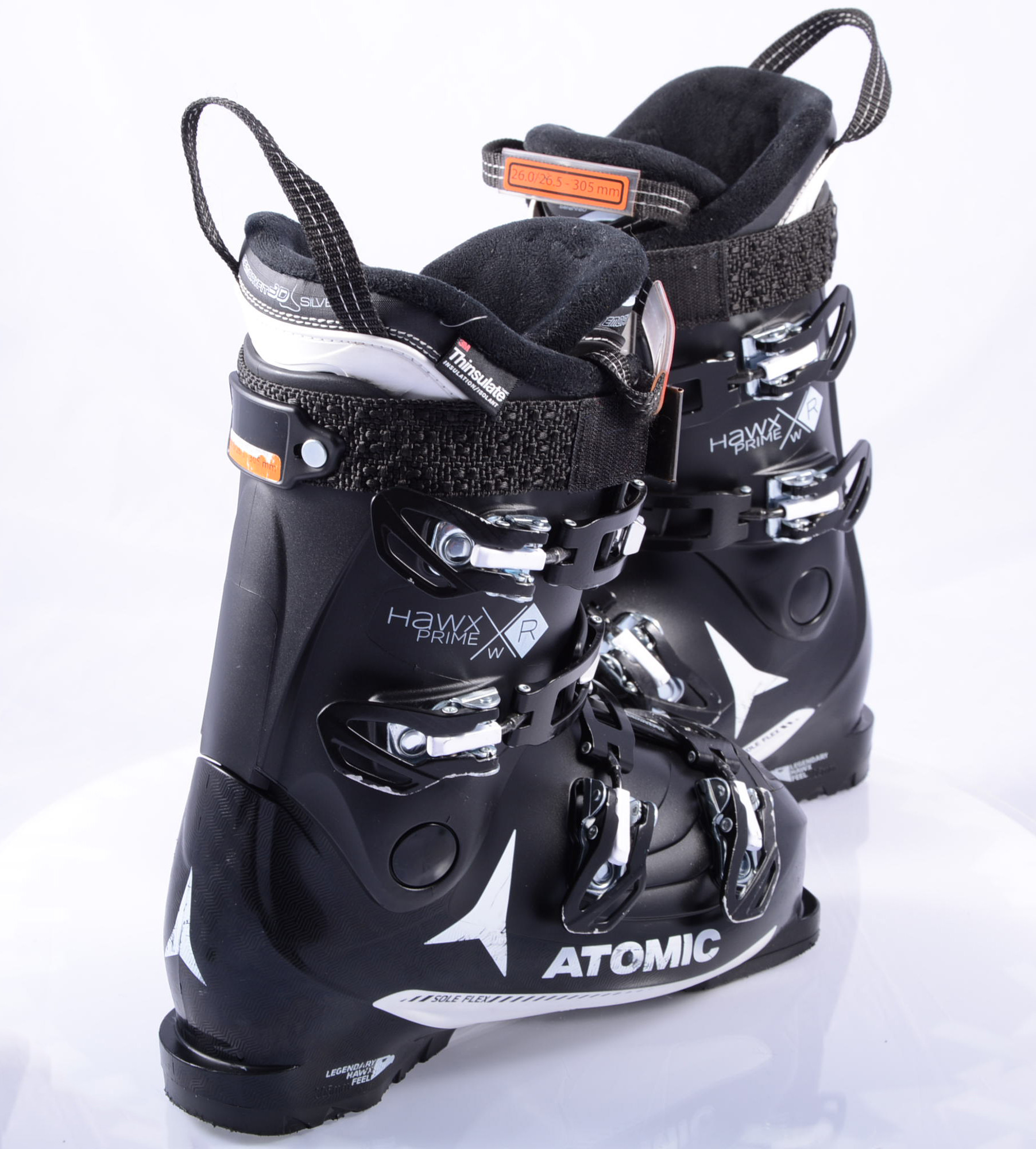 women's ski boots ATOMIC HAWX PRIME R 90 W, MEMORY fit, SOLE flex