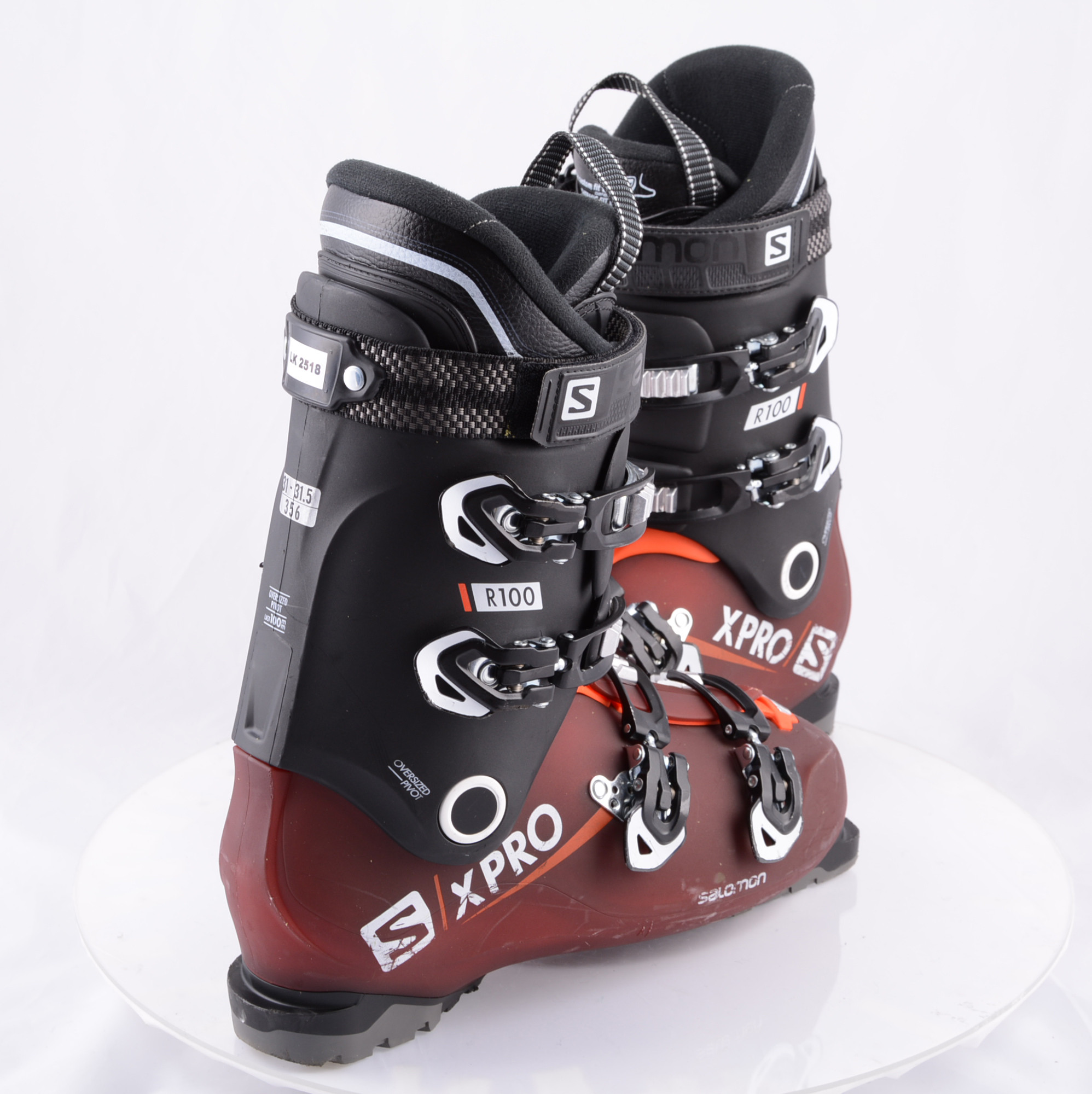 ski boots SALOMON X PRO R100, DARK red, MY CUSTOM FIT 3D