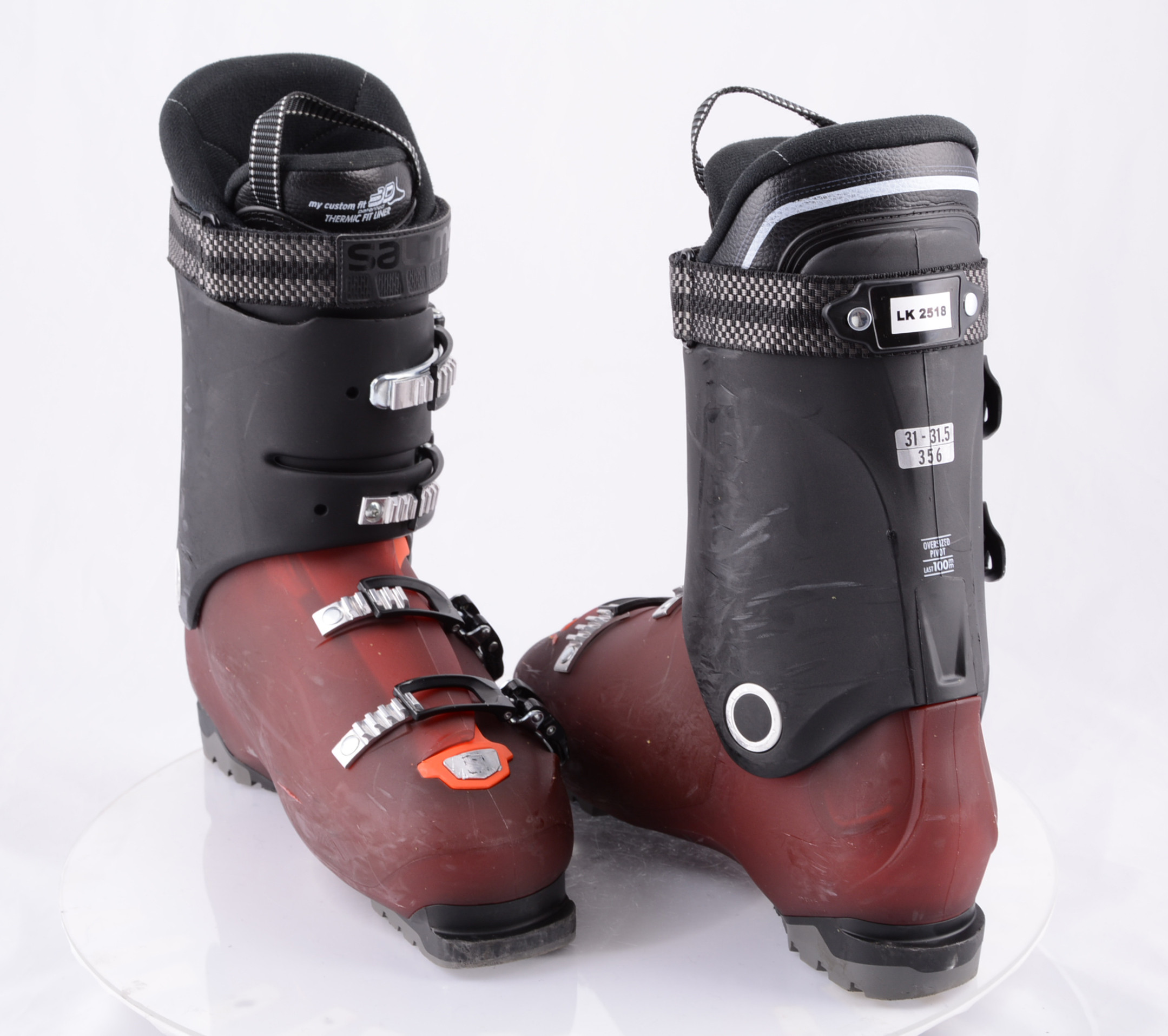 ski boots SALOMON X PRO R100, DARK red, MY CUSTOM FIT 3D