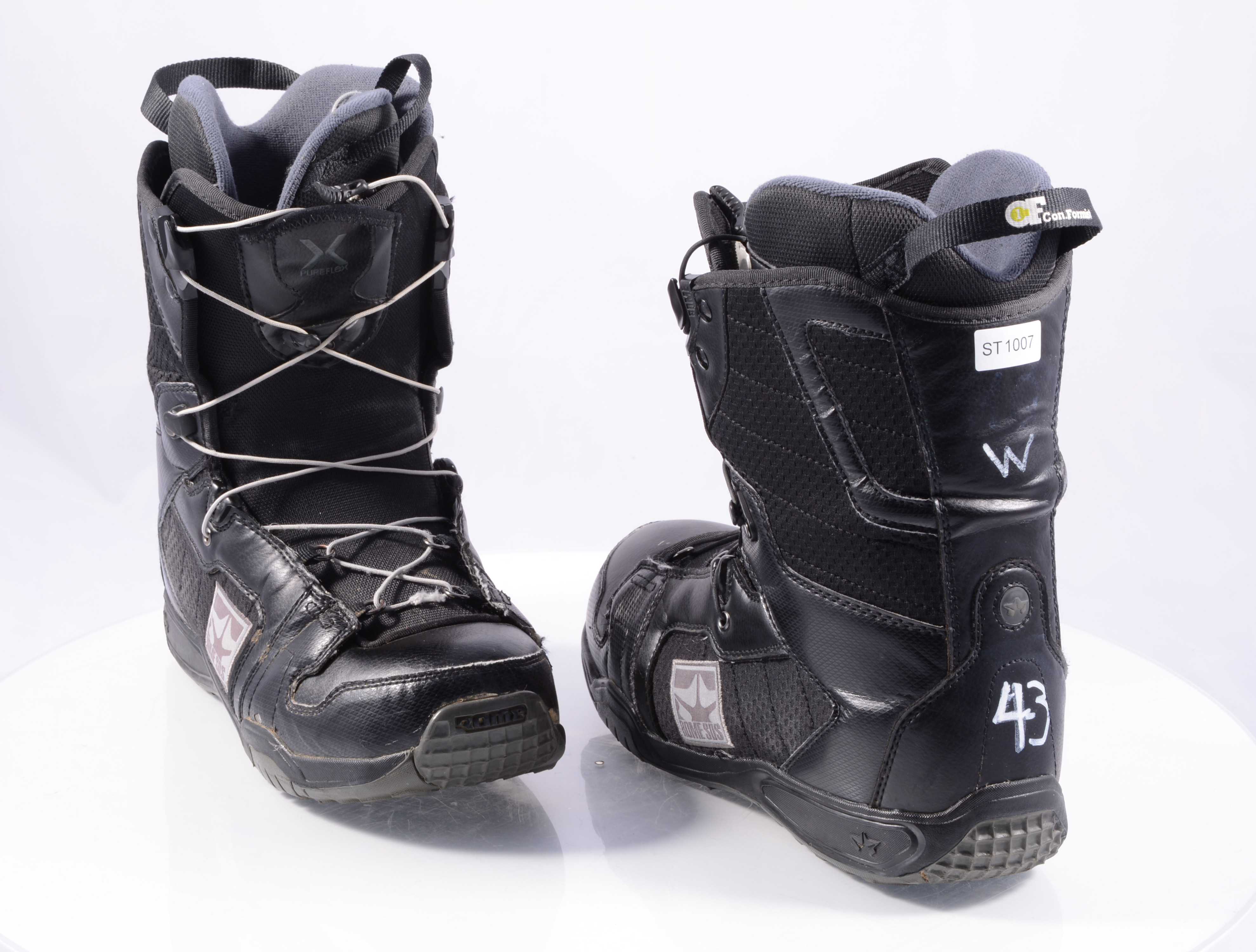 snowboard boots ROME SDS SMITH PUREFLEX BLACK - Mardosport.com