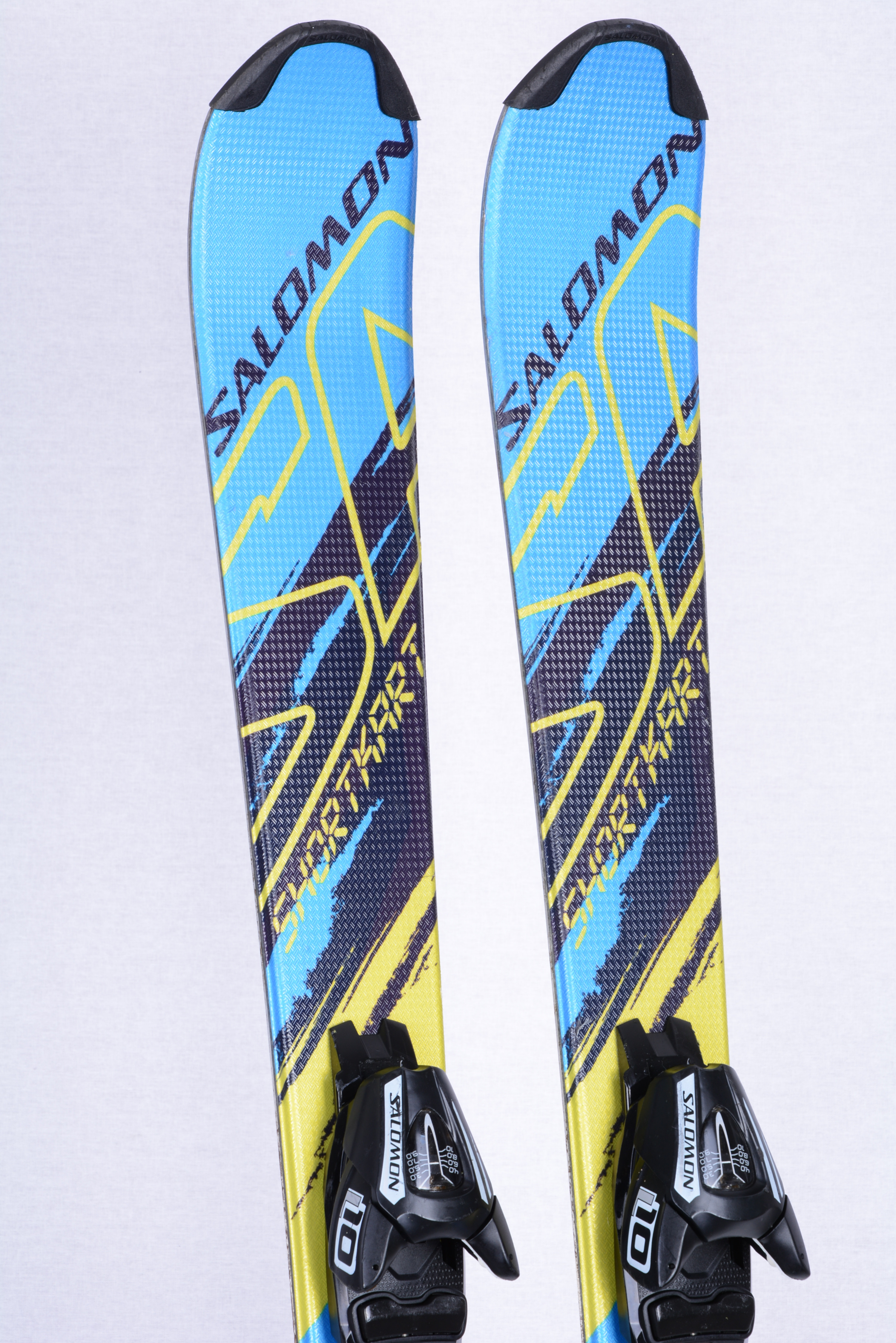 snowblade skis SALOMON SHORTKART, SNOWBLADE, BIGFOOT, Sandwich Sidewall  Construction + Salomon L10 ( TOP condition ) 