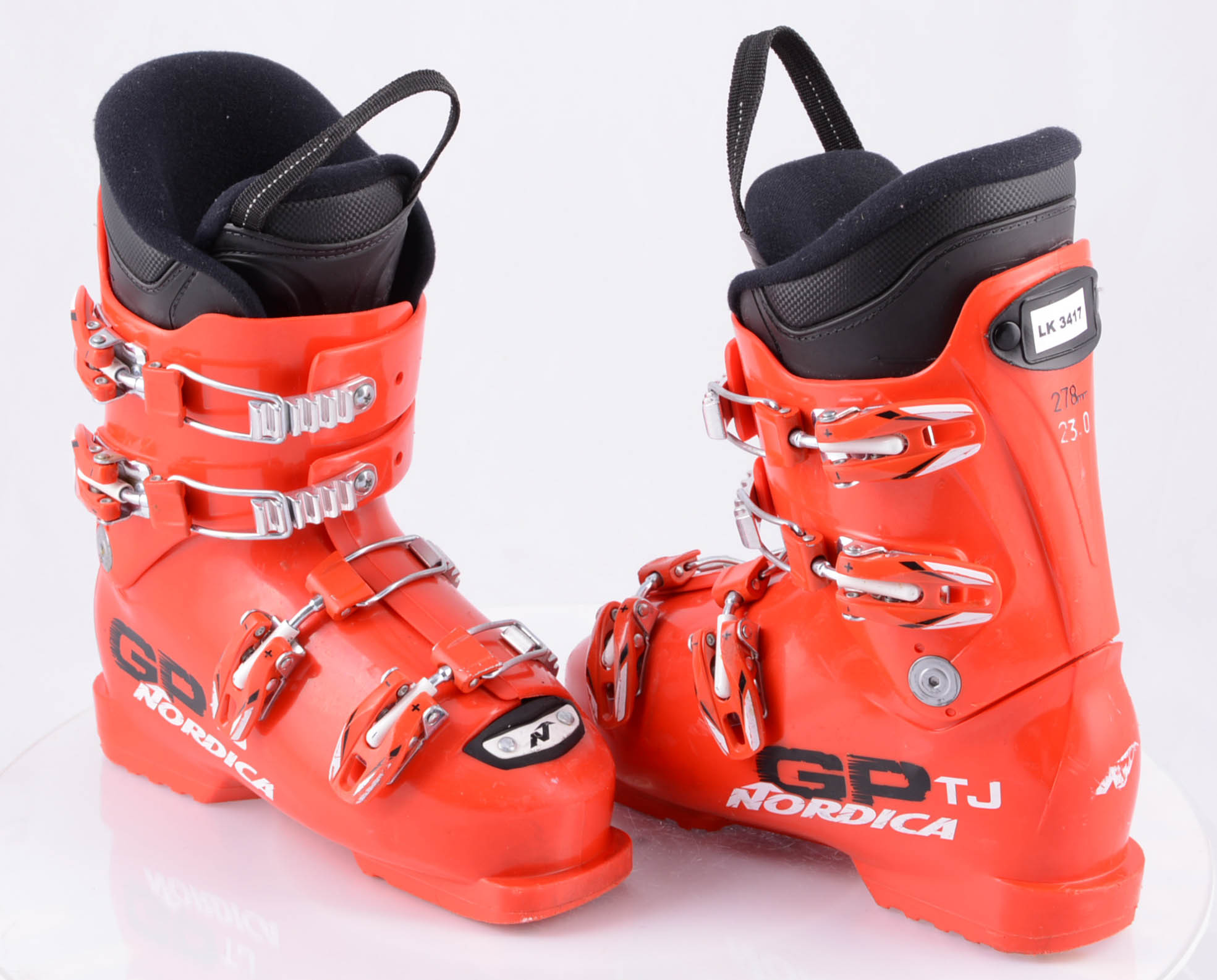 children's/junior ski boots NORDICA GP TJ red, micro, macro ( TOP