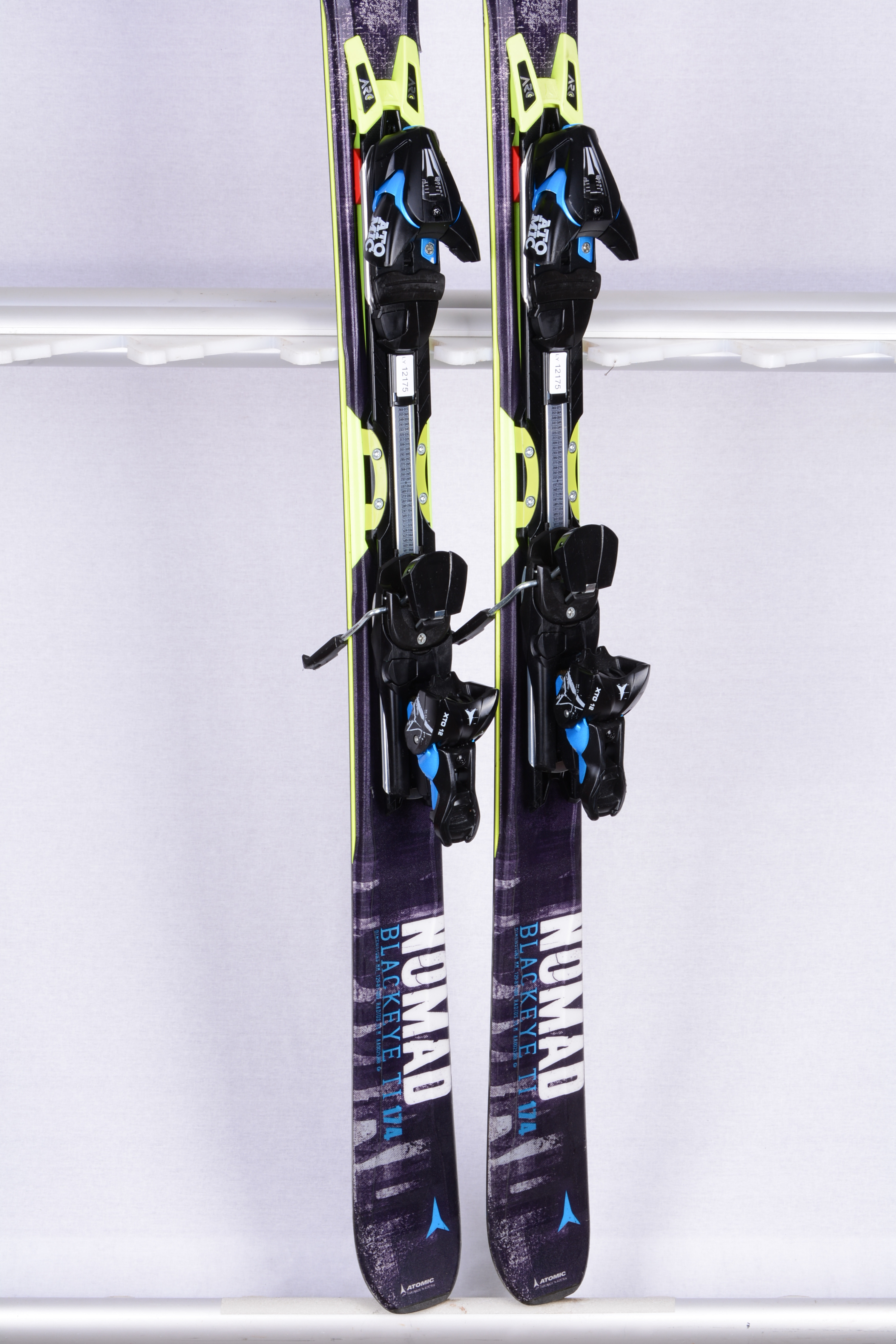 skis ATOMIC NOMAD BLACKEYE Ti ARC, handmade, all mountain rocker +