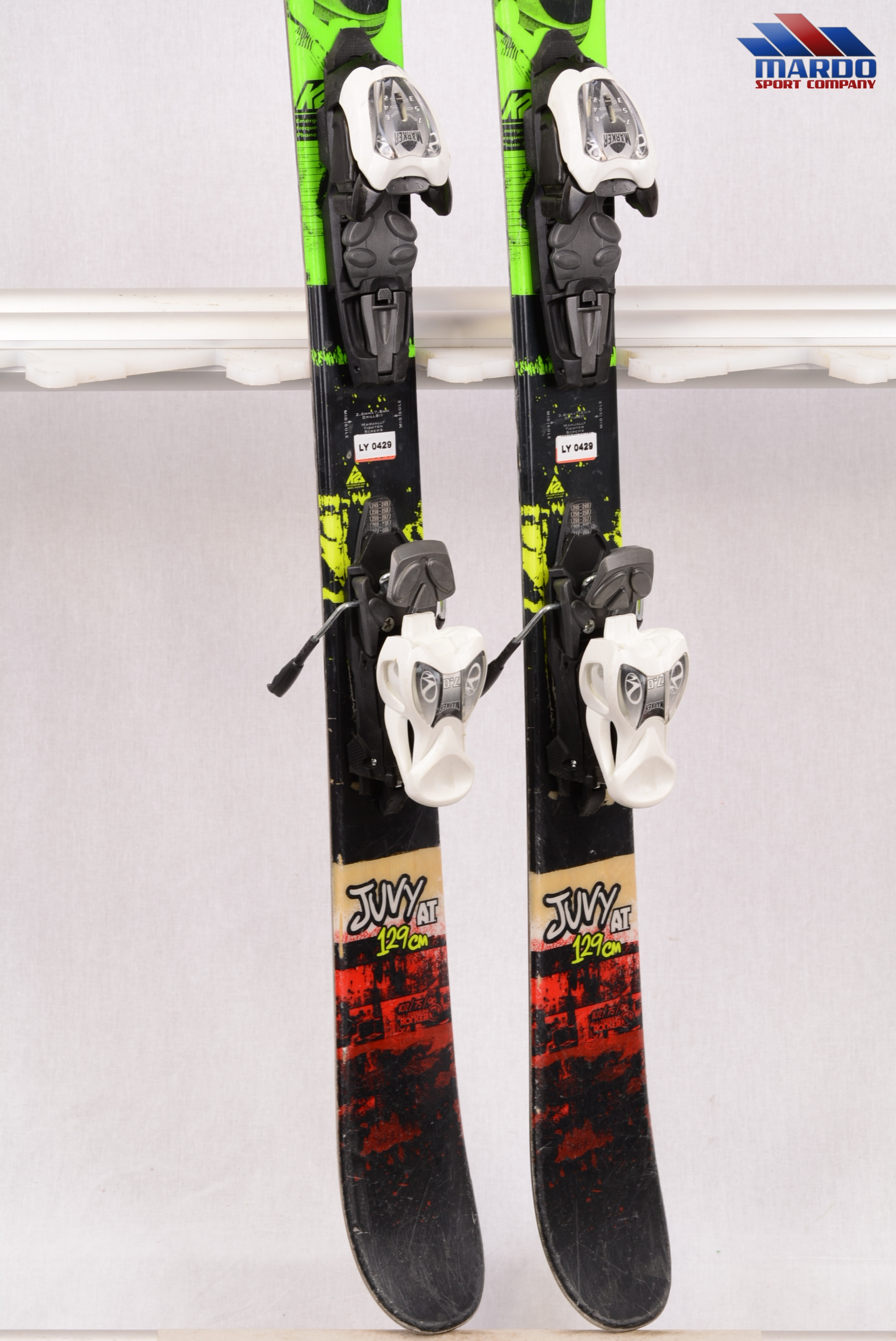 children's/junior skis K2 JUVY A.T.R. FREESTYLE + Marker 7.0 