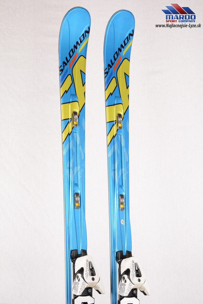 skis SALOMON 2V RACE GS blue, Woodcore, Powerline Titanium +