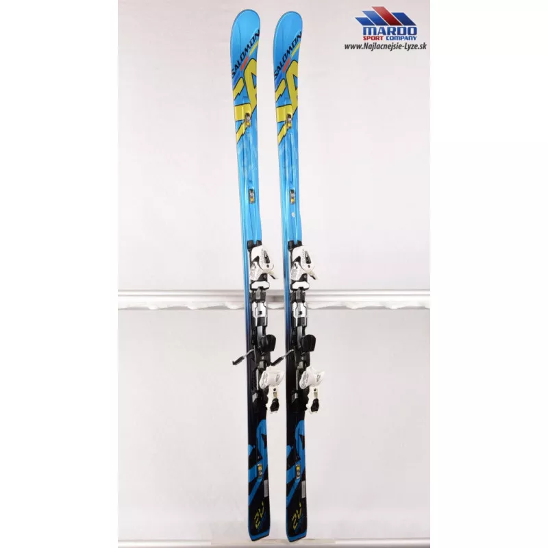 skis SALOMON 2V RACE GS blue, Woodcore, Powerline Titanium + Salomon Z12